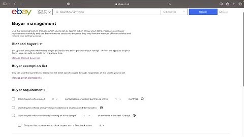 How to Block a Buyer on Ebay