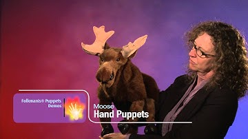 Folkmanis® Moose Puppet Demo - Retired
