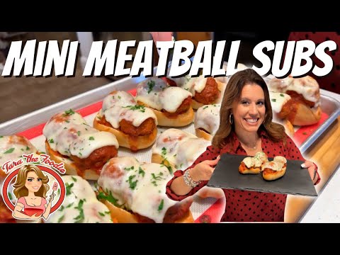 Mini Meatball Subs | Tara the Foodie