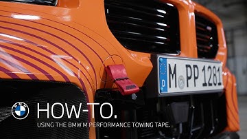 How To Install and Use the BMW M Performance Towing Tape.