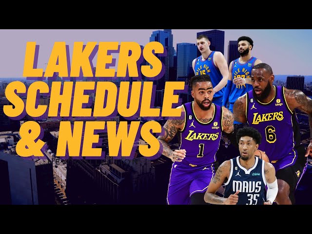 Lakers Uniform Schedule