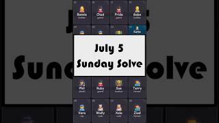 Sunday Solve: July 5 Clues by Sam