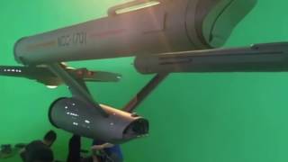 Star Trek First Frontier USS Enterprise NCC 1701 Shooting Miniature Up Close