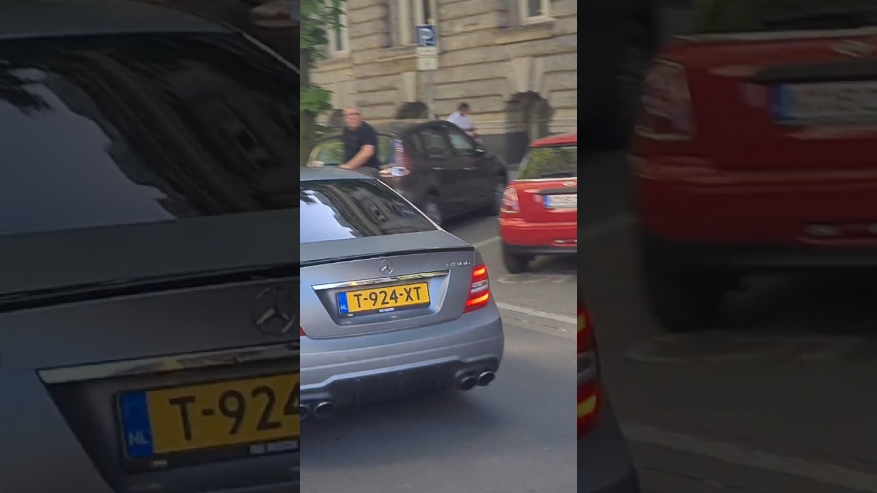 Crazy Straight Pipe Mercedes C63 AMG Edition 507 !