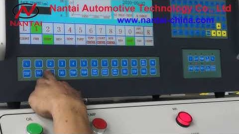 Taian Nantai EPS 619 NTS619 diesel injection pump test bank test stand test bench