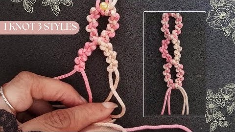 You must learn 1 knot 3 styles easy diy tutorial.
