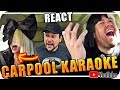 SIA & JAMES CORDEN KARAOKE - Marcio Guerra Reagindo React Reação