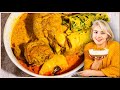 Auntie lizs chicken  potato curry with roti jala