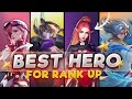 TOP BEST HEROES  TO SOLO RANK UP TO MYTHICAL IMMORTAL (SEASON 32) | MOBILE LEGENDS