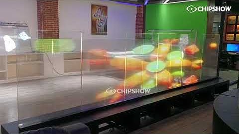 Chipshow C-Trans-Film Transparent Film LED Display Screen - Pixel Pitch P10