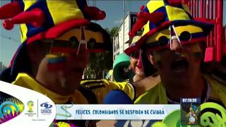 Muchos hinchas colombianos en Brasil hacen maletas a regañadientes Junio 24 de 2014 screenshot 1