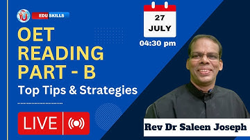 Edu Skills: OET Reading Part B: Top Tips & Strategies  :OET made easy