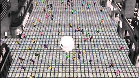 Video driven crowd synthesis - Grand central station - 1