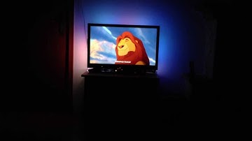 Boblight XBMC Lion King intro