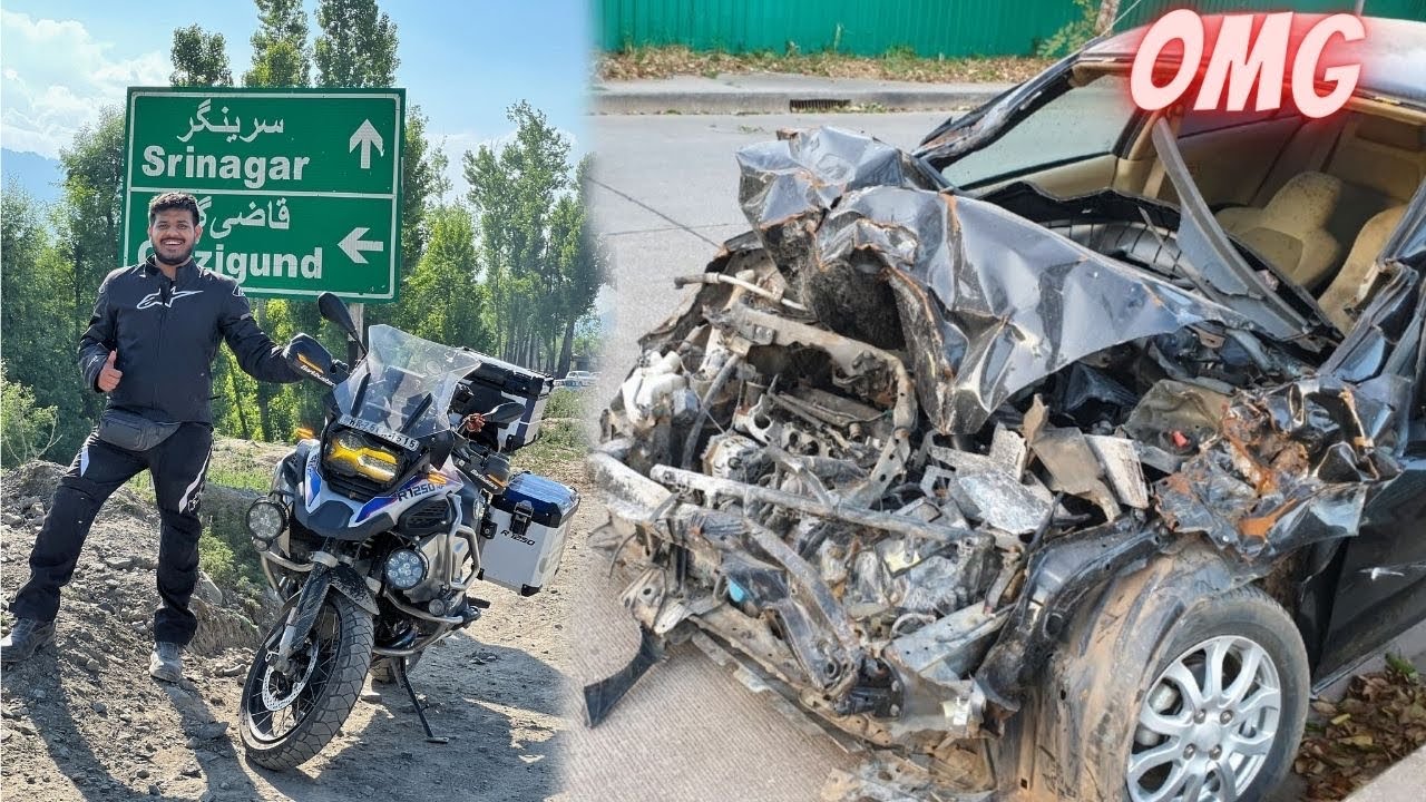 Dangerous ⚠️ Car Accident in Srinagar ☠️