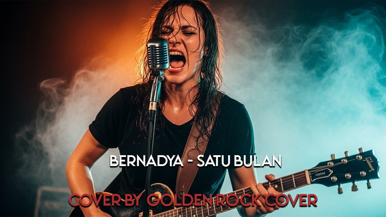 Bernadya – Satu Bulan 🎸 Rock Version | AI Cover by Golden Rock Cover