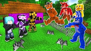 ¿¡BASE 100% SEGURA VS APOCALIPSIS DE ANIMATRÓNICOS!? | MINECRAFT TROLL