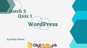 #wordpress  Digiskills WordPress Quiz 1 Batch 05 | dstp 2.0 batch 05 WordPress quiz 1 solution