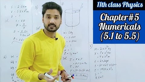 Numericals chapter 5 class 11 physics | 5.1 to 5.5 | physics ka safar