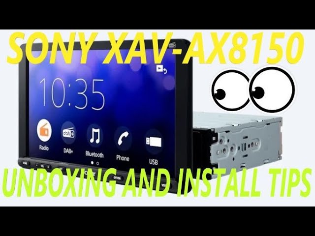 XAV-AX8150 - Autoradio 1 Din Carplay Android Auto 9 Pouces Hdmi SONY  XAV-AX8150