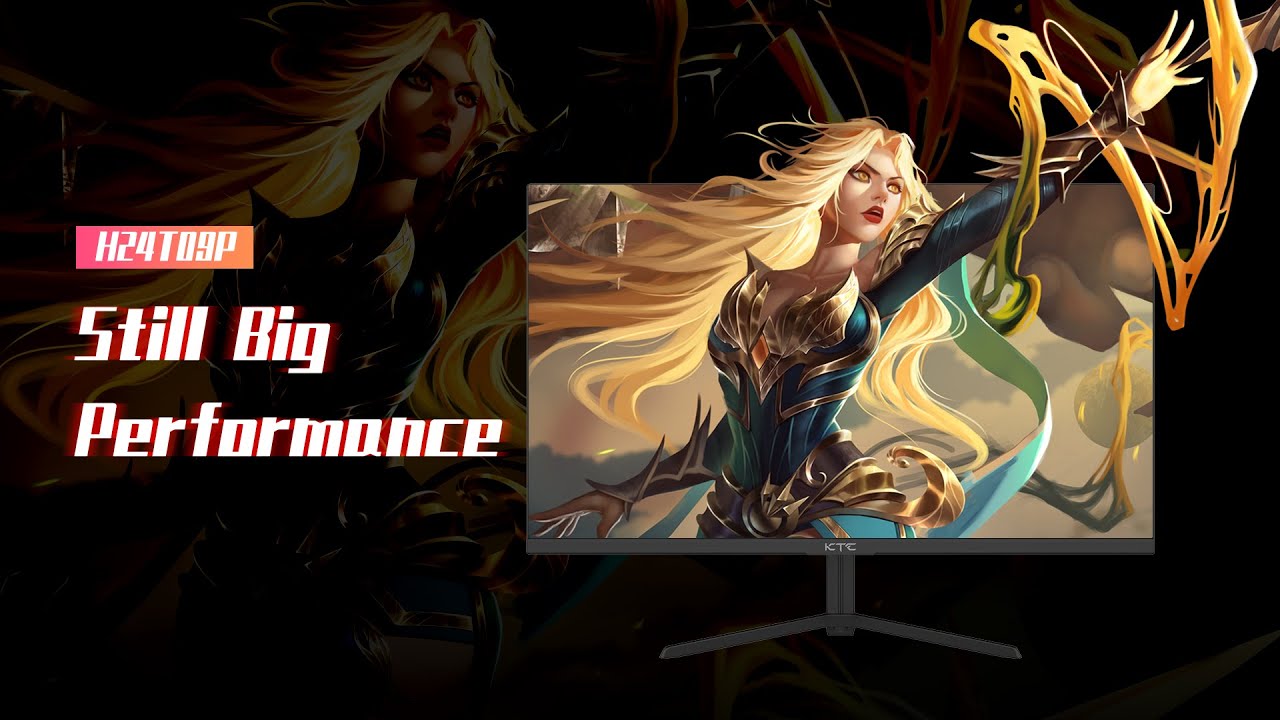 S+ Standard H24T09P gaming monitor by KTC, Designed for entry