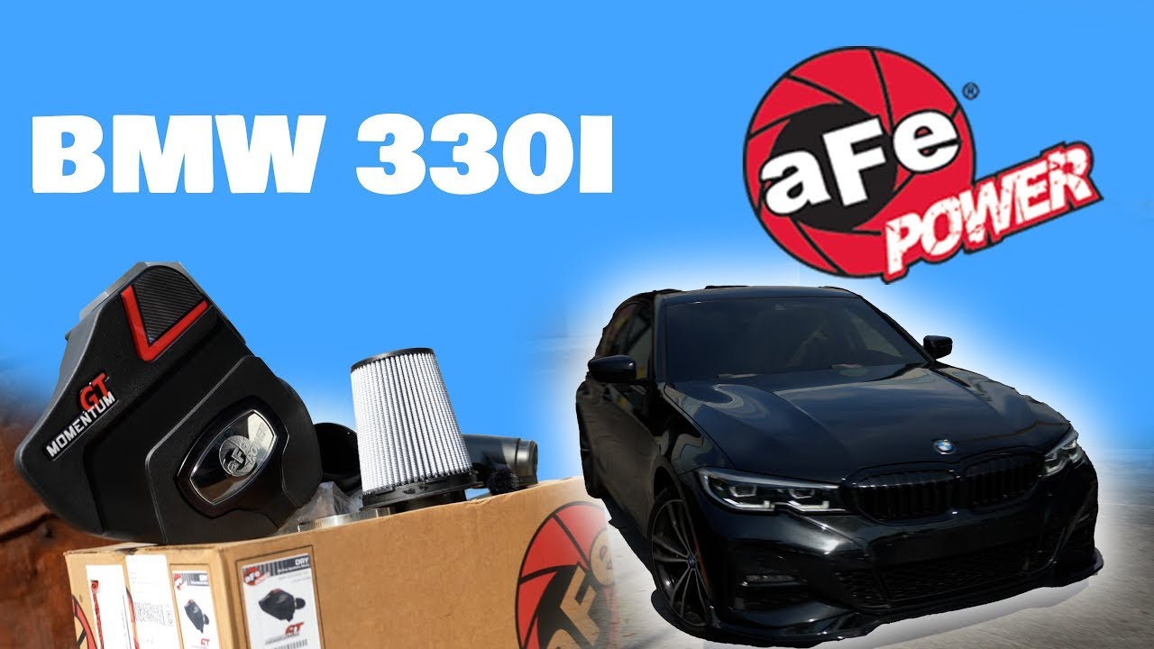 2023 BMW 330i Intake AFE + AWE Cat back exhaust system. **INCREDIBLE ...