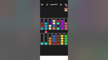 Level 417 of Ball Sort Color Puzzle
