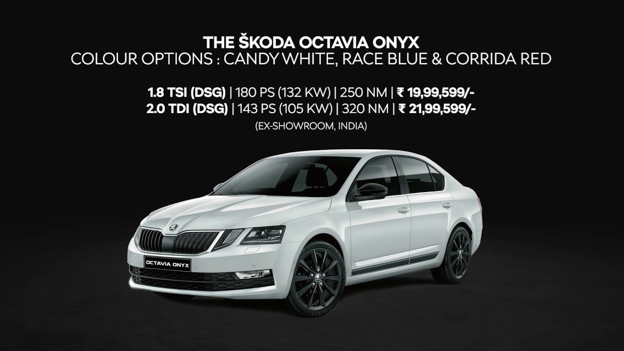 Introducing The New Octavia Onyx Edition