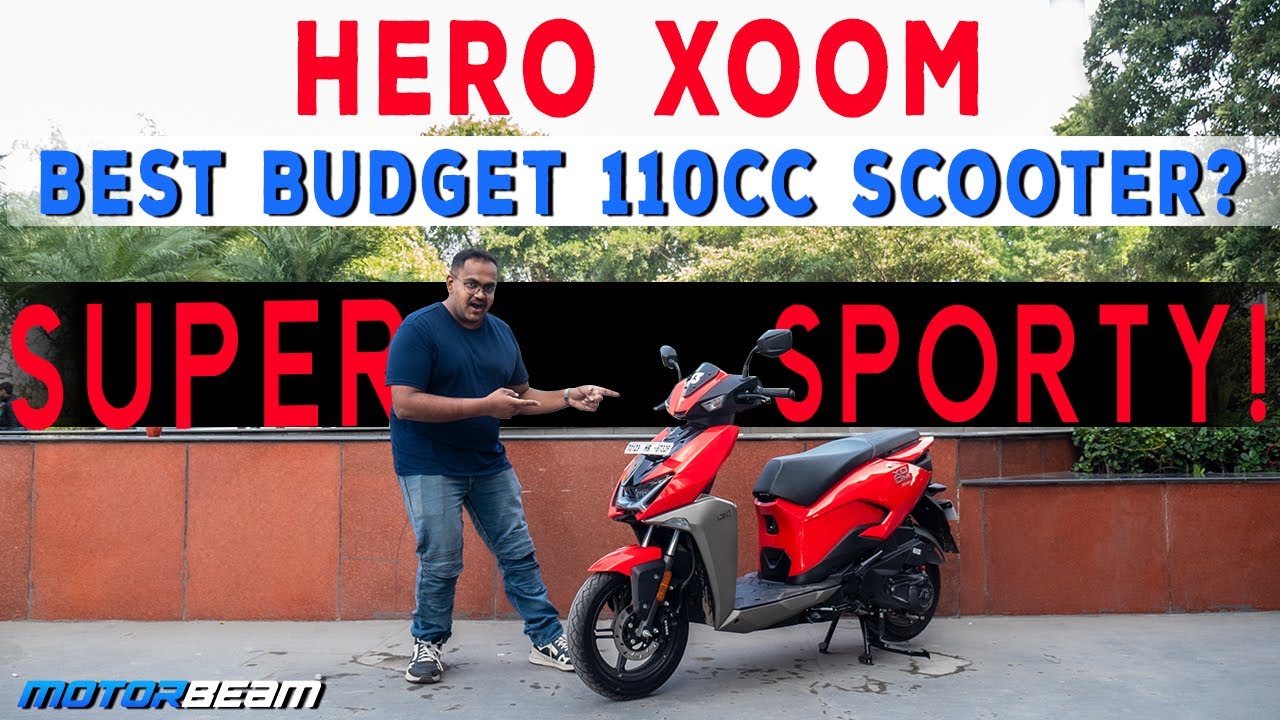 træ kaos Ubevæbnet Hero Xoom Review - Best Looking 110cc Scooter? | MotorBeam - YouTube