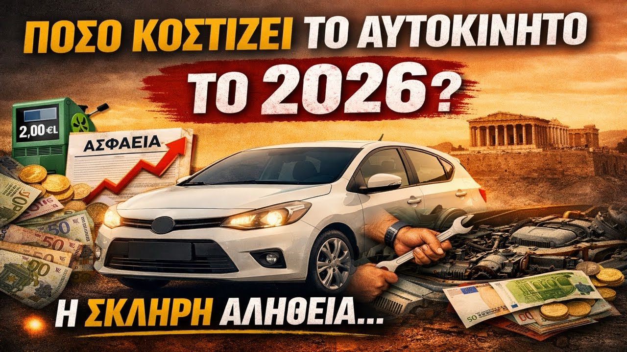 ΠΟΣΟ ΚΟΣΤΙΖΕΙ ΕΝΑ ΑΥΤΟΚΙΝΗΤΟ ΣΤΗΝ ΕΛΛΑΔΑ; – Video