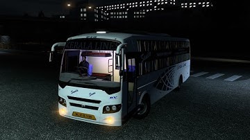 Kerala Lines | Prakash BV Maxima AC Sleeper | #ets2indianbusmod | #bvmaxima