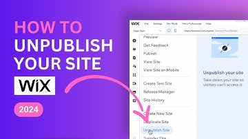 How to Unpublish Your Site in Wix – 2024 Beginner Tutorial