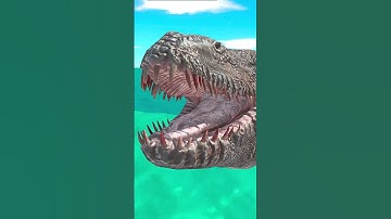 MEGA MOSASAURUS vs GUNDAM - Animal Revolt Battle Simulator