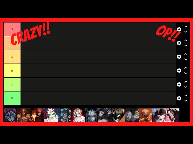 Demon Slayer RPG 2 Demon Arts (NEW!) Tier List (Community Rankings) -  TierMaker