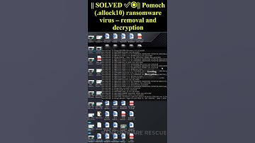 Pomoch (.allock10) ransomware virus #shorts #trending #ransomwarevirus