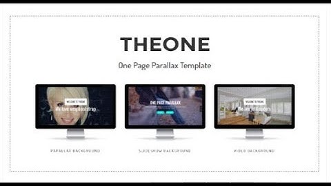 Theone - One Page Parallax Joomla Theme With Page Builder | Themeforest Templates