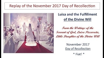 Lesson 5 for broadcast - Luisa and the Fulfillment of the Divine Will - Fiat!