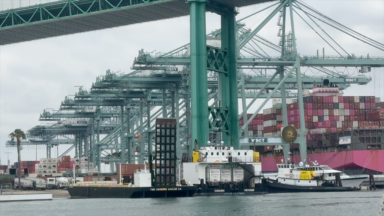 ⁣A Tour of Los Angeles Harbor - busiest shipping container port in North America (June 2026)
