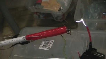 Plasma speaker flyback fails from arcover, goes on fire 🔥