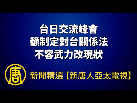 台日交流峰会 吁制定对台关系法、不容武力改现状｜新闻精选｜20221018