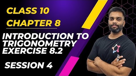 Introduction to trigonometry| Exercise 8.2| Class 10 | #allynce #class10thmaths #trigonometryclass10