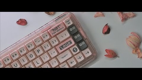 Mojo68 Christian unboxing&typing sound