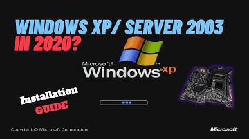 How to Install Windows XP or Server 2003 in 2020 with Intel Core i9 10900K and Z490 Motherboard