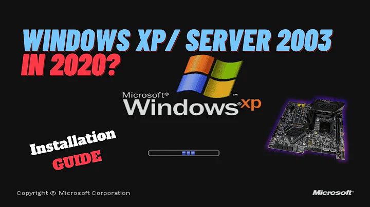 2020年にIntel Core i9 10900KとZ490マザーボードを使用してWindows XPまたはServer 2003をインストールする方法
