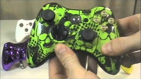 Xbox 360 Modded Controller Preview - Crazy Controllerz