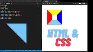 How to make Triangle top right using HTML and CSS