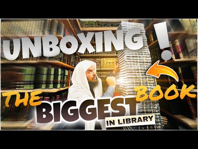 MUST WATCH! UNBOXING THE BIGGEST BOOK IN MY LIBRARY!! class=