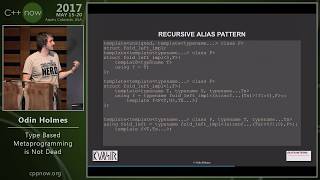 C++Now 2017: Odin Holmes 