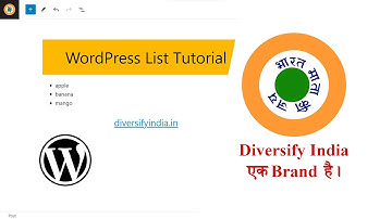 How to Show Lists in WordPress | Gutenberg List Block Tutorial #wordpress