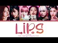 [1 HOUR] IVE Lips Lyrics (아이브 Lips 가사) (Color Coded Lyrics)